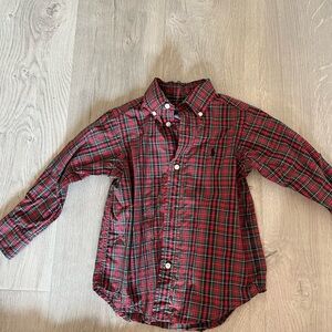 Polo Ralph Lauren Plaid Dress Shirt 18 Months